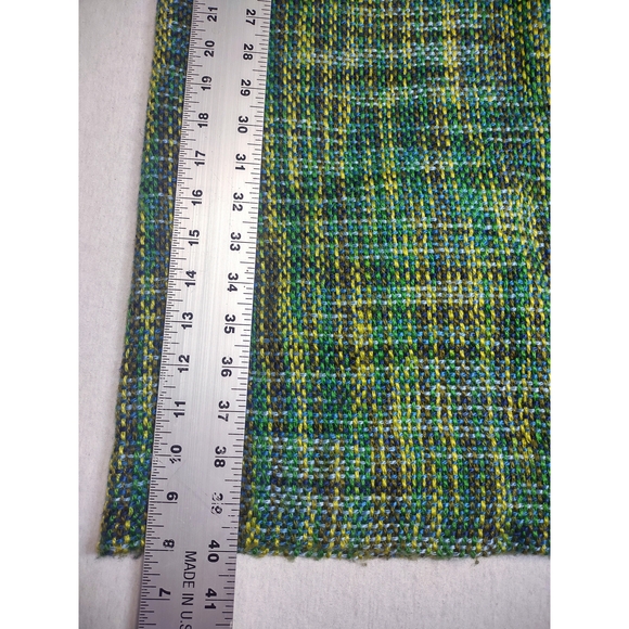 60's Lord & Taylor Vintage Silk Tweed/Lined Mid Century Maxi Skirt| Grn | Size:0 - Picture 8 of 9